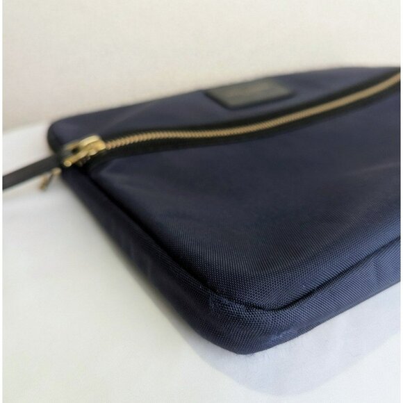 MARC JACOBS Nylon Laptop Sleeve Bag Pouch Blue Black - Picture 8 of 12